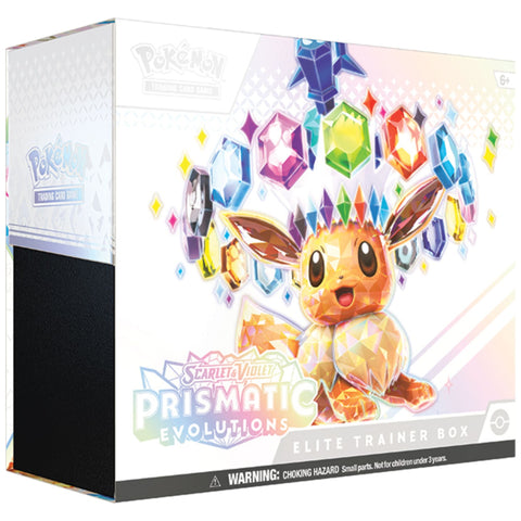 Pokemon Scarlet & Violet Prismatic Evolutions Elite Trainer Box (Witching Hours Sale)